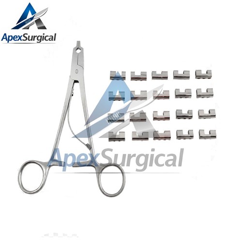 Raney scalp clip applicator - scalp,